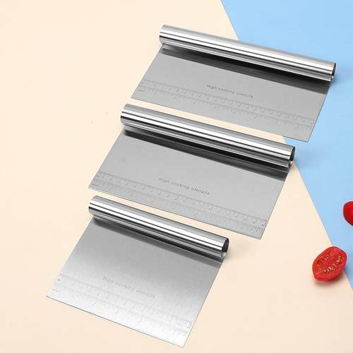 430不锈钢带刻度切面刀 面粉刮刀 肠粉刮板 面团切刀 烘焙工具