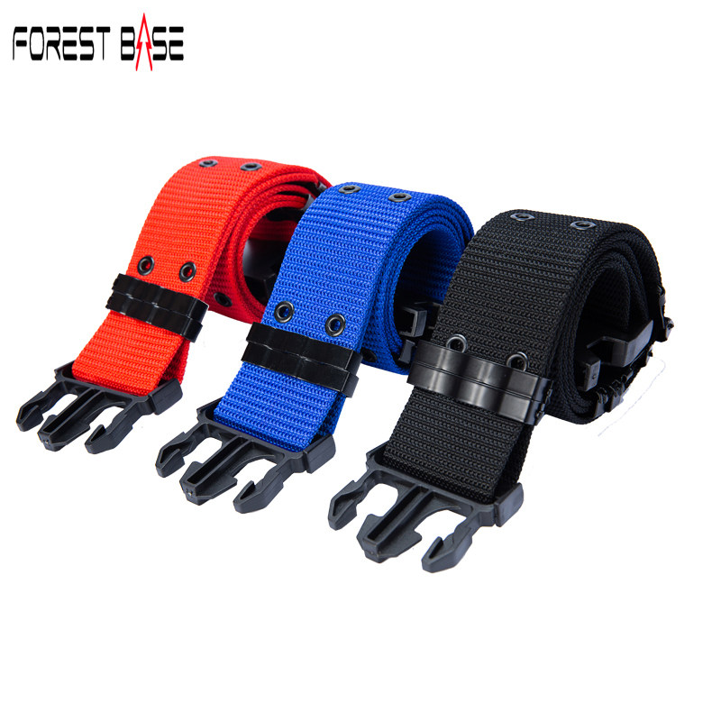 2025新款应急救援队腰带蓝色加厚编织消防装备红色应急服户外装备