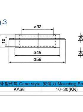 双向可控硅KS500A KS500A1600V KS500A-16双向晶闸管凹