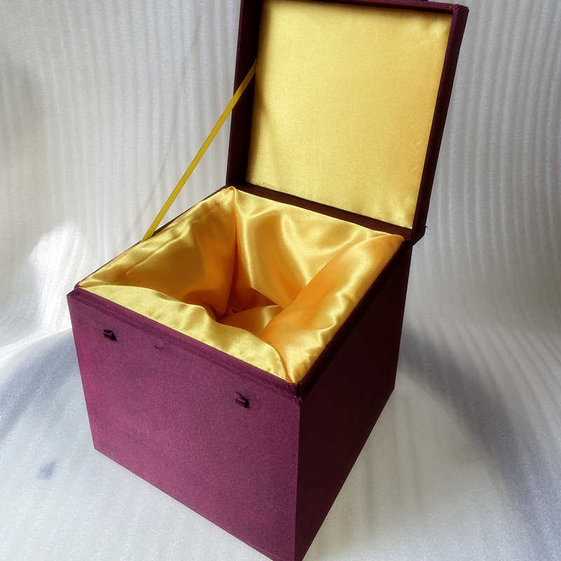 高档锦盒笔筒盒茶壶碗罐子水晶球玉玺紫砂壶工艺礼品盒包装盒订做