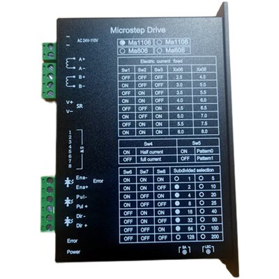 MA1106两相4线步进电机驱动器AC110V 6A DC80V用于自动端子机专用
