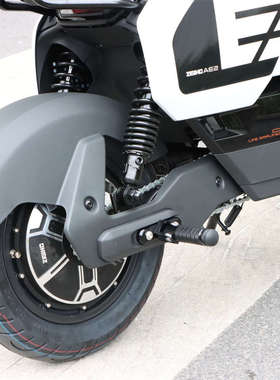 适用极核AE2 AE4i电动车后脚踏板后搁脚折叠脚踏板铝合金改装配件