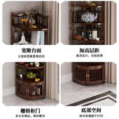 转角置物架角柜现代简约墙角收纳架拐角三角储物柜客厅落地摆件架