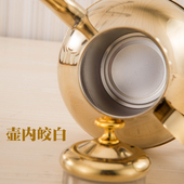 大容量油壶不锈钢防漏带过滤网厨房大号存油罐带盖油杯家用装 油瓶