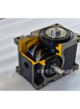高精密凸轮间歇分割器凸缘型RYDF70-04-270-200W-5比调速电机