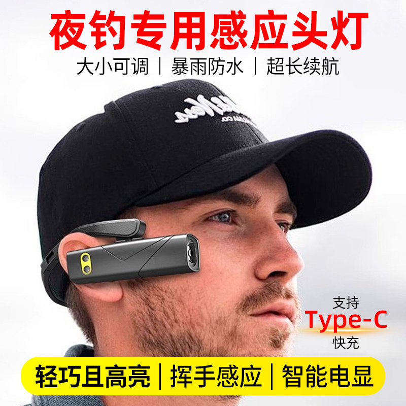 超亮强光充电头灯夜户外登山专用