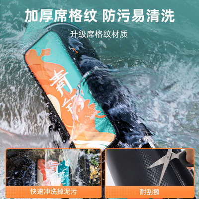 渔具包竿包钓鱼包硬壳杆包多功能新款轻便型双肩手提竿包大度包杆