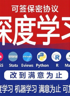 python深度学习机器优化算法代做跑编程服务代码复现指导编写接单
