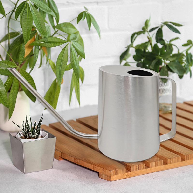 园艺工具不锈钢长嘴浇水壶浇花壶室内细嘴洒水壶花园淋花喷壶