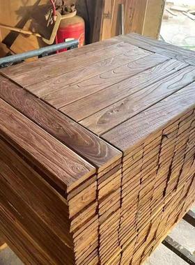 老榆木超市货架装修板材榆木板材茶馆客栈民宿木板榆木风化旧木板