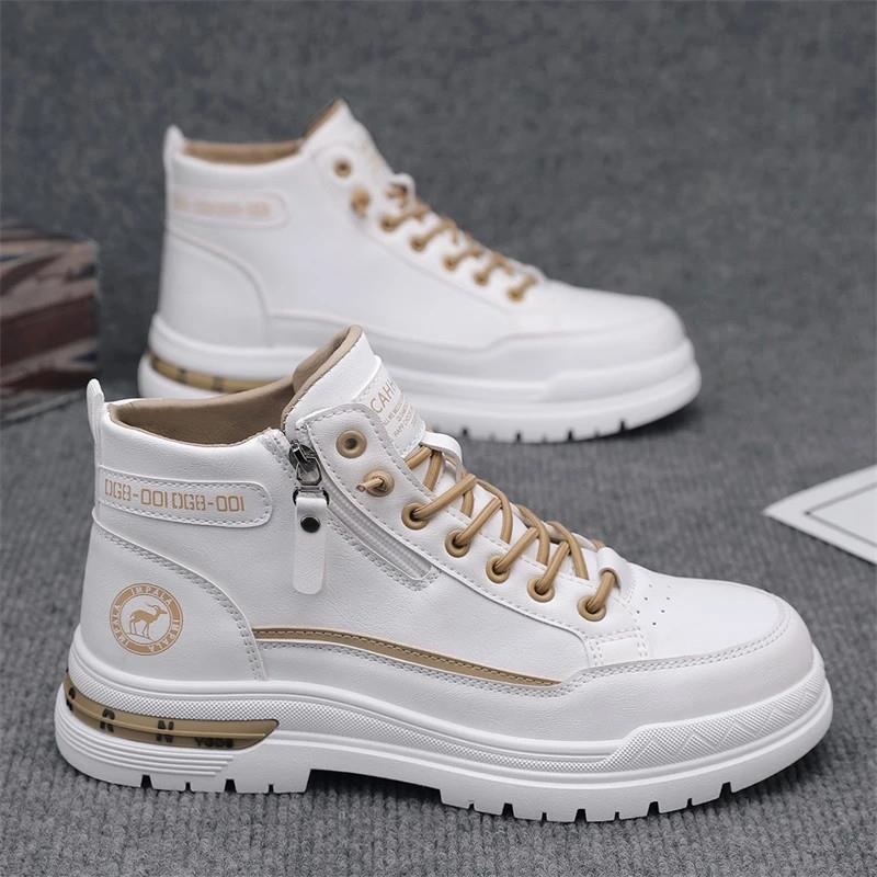 黑森林轻奢男鞋男鞋百s搭潮流休闲鞋隐形增高鞋防滑耐磨马丁靴