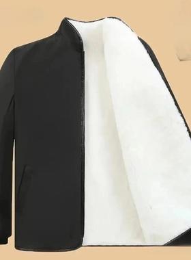 尊梵仕伊锦休g闲l男装专卖秋冬羊皮棉袄男女秋冬仿羊皮毛一体羊毛