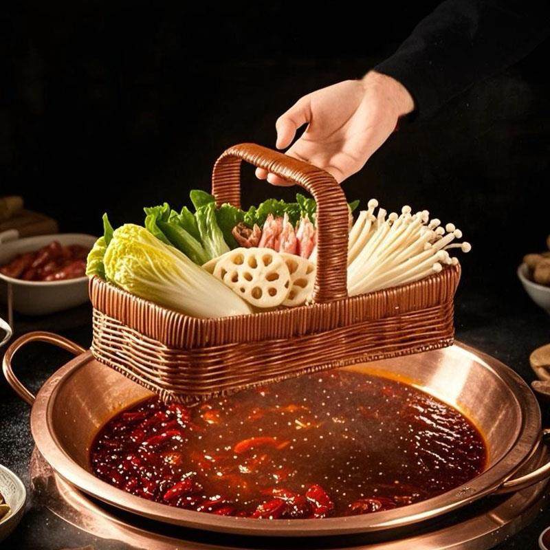 火锅店创意餐具配盘子蔬菜拼盘山野风彷藤蔬菜筐菜篮子菌菇拼盘,餐饮具,果盆/果盘/果篮,淘宝优惠券,粉丝福利购,淘宝优惠卷