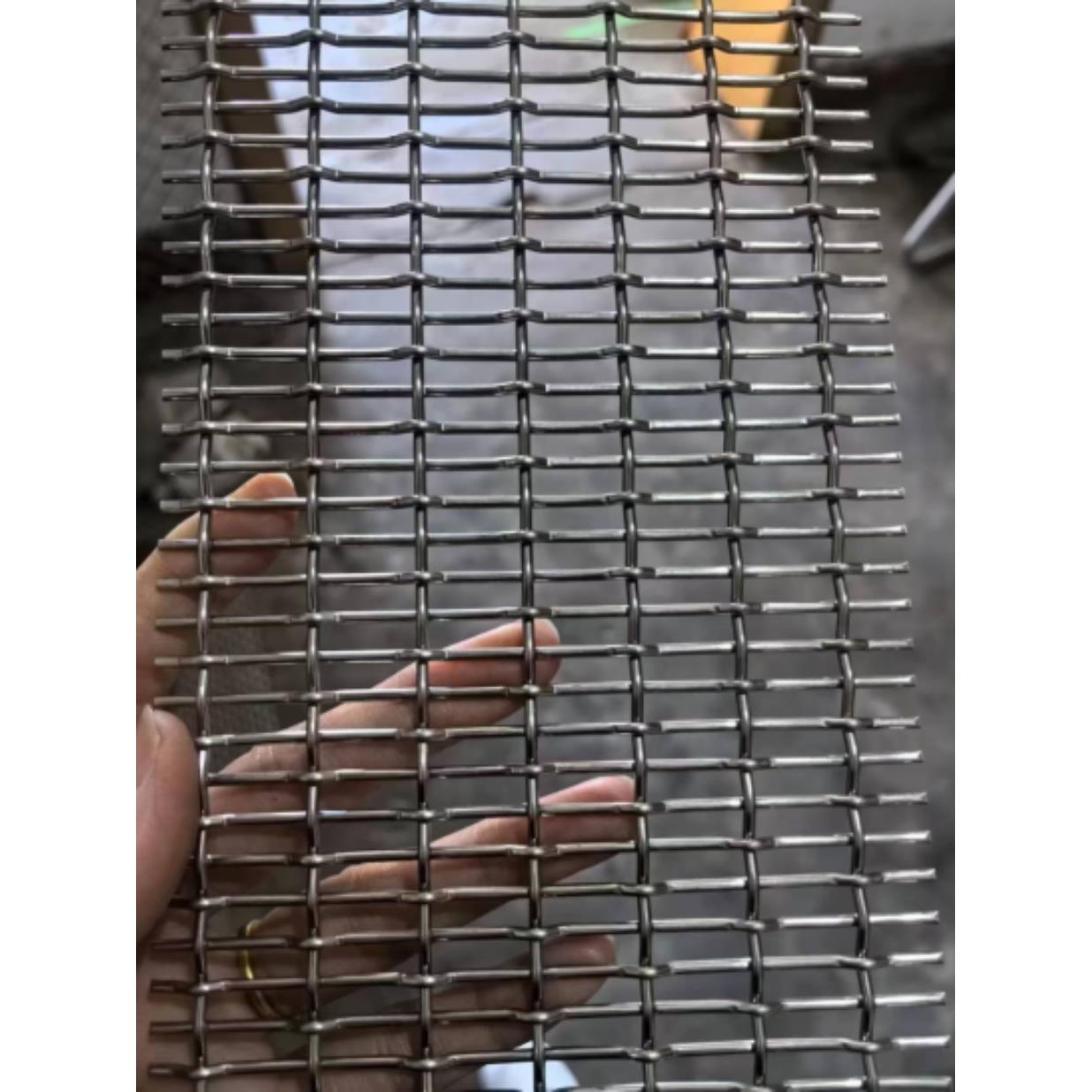 金属装饰网帘筛网铁丝网铝网装饰不锈钢编织网格吊顶屏风隔断垂帘