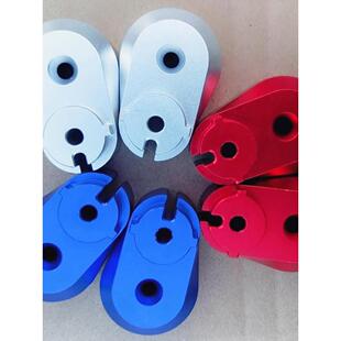 cnc加工后托下沉金属转接磨砂面SQB竞技改装配件6系7系铝合金