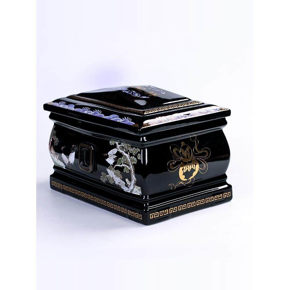 天福寿园陶瓷骨灰盒高档寿盒男女通用殡葬用迁坟防潮棺材盒骨灰坛,商业/办公家具,骨灰盒,淘宝优惠券,粉丝福利购,淘宝优惠卷