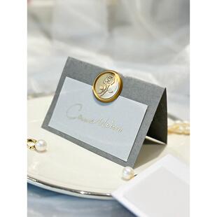 客人客人个人姓名桌卡婚礼商务会议生日聚会鸡尾酒会宴会座位卡