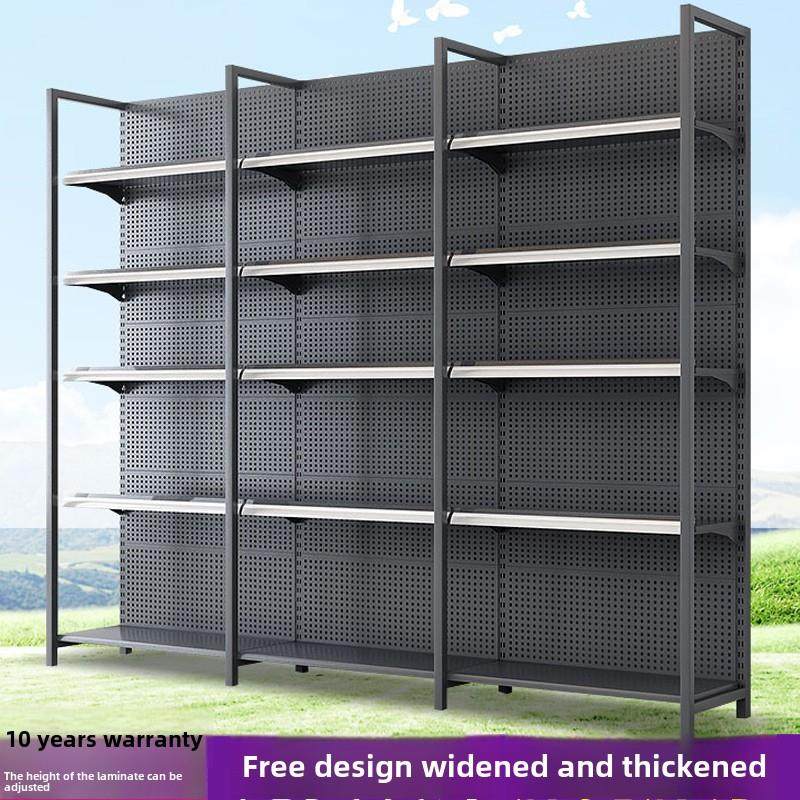 超市挂架便利店货架小吃拖鞋百货公司文具挂钩货架多层展示架超市