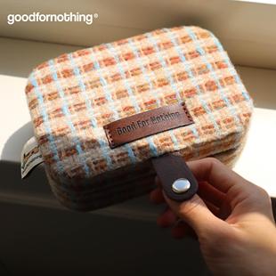 goodfornothing一无是处提花首饰盒大容量复古便携双层收纳盒礼物