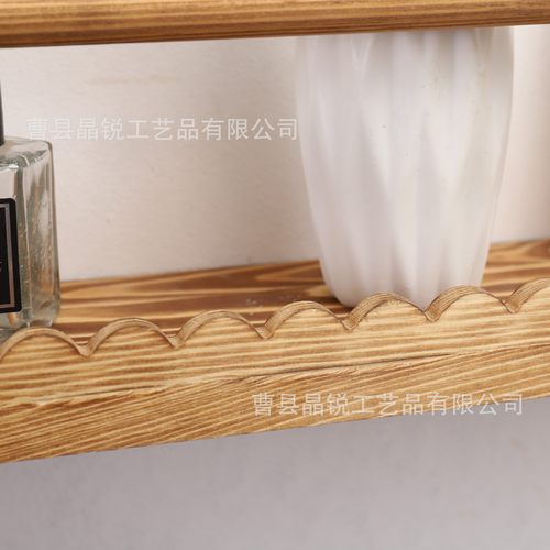 木质墙壁置物架家用客厅墙面收纳整理衣帽架简约隔板收纳架现货