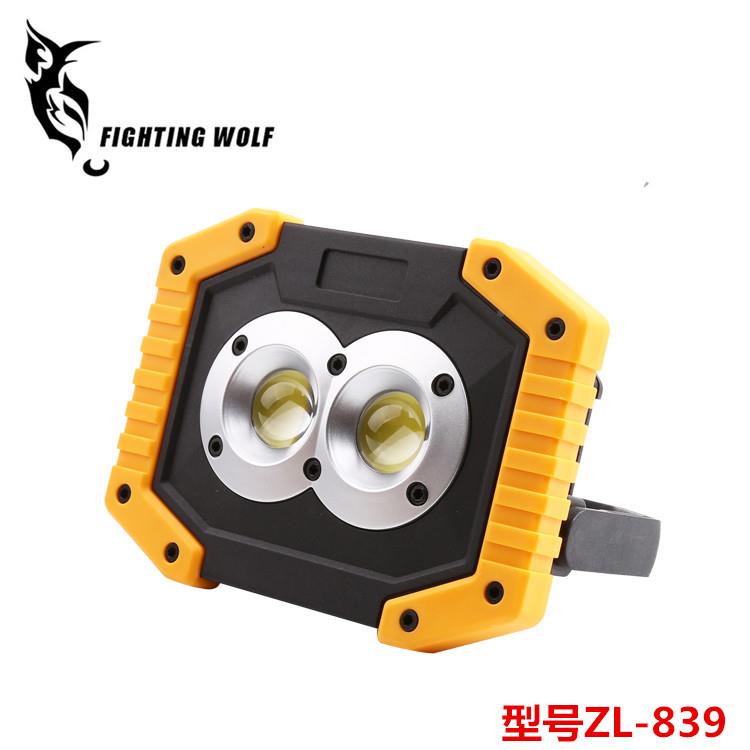 厂家直销户外3W照明ZL-839/8充电0泛能光灯高亮光灯多功投射投灯