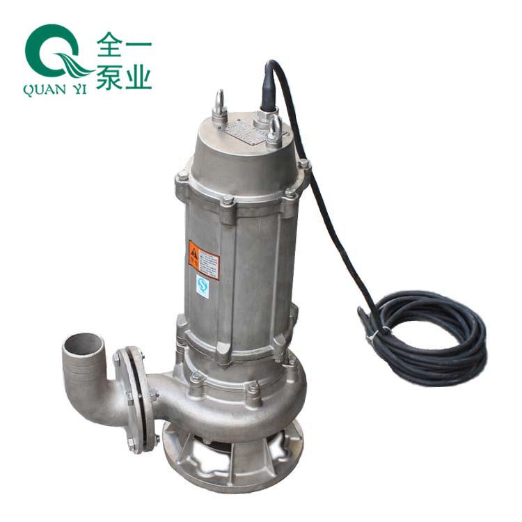 三相380V电HDF动潜酸水 DN50/80/1蚀00潜污泵 河水井水升泵 提耐