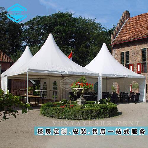 户外防水拆铝卸尖顶合金篷房婚会礼宴式活动一体式欧式篷房遮阳