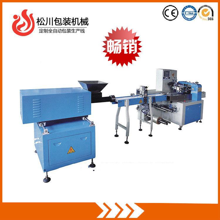 厂家直销 轻泥kd-260硅挤出切割装包装 全自动一胶体机化包机