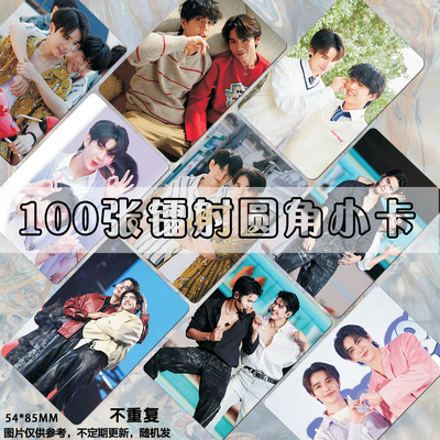 JimmySea吉米海他泰cp小卡三寸lomo圆角小卡拍立得双面防水自印