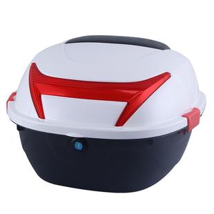 电动车后备箱大号尾箱摩托车工具箱电瓶车储物箱踏板车后背箱郑之