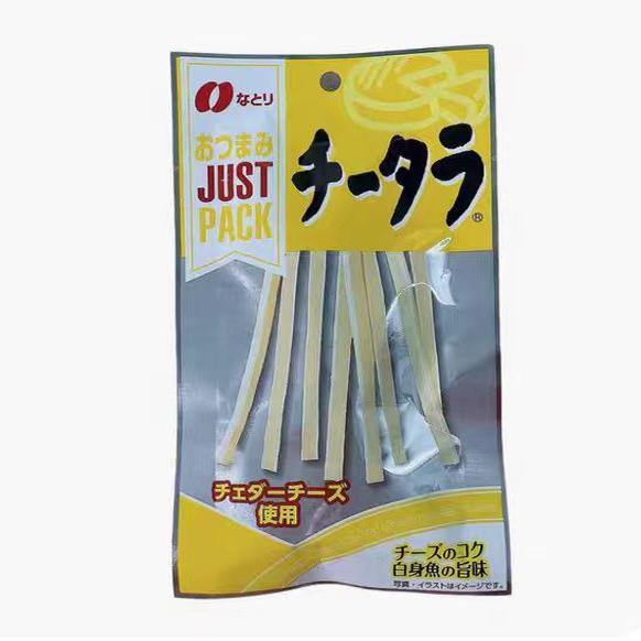 日本进口 那多利芝士鳕鱼条 芝士鱿鱼条 芝士棒 奶酪休闲零食24g