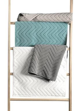 Bath Mat Towel Cotton Thick Slip-resistant Doormat Absorbent