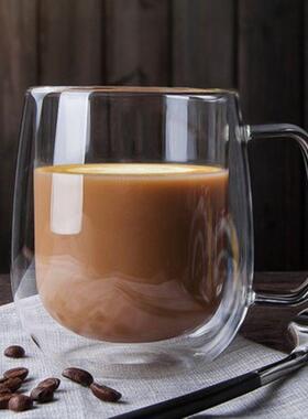 Water glass mug Coffee Cup Set Heat-resistant Double Handle