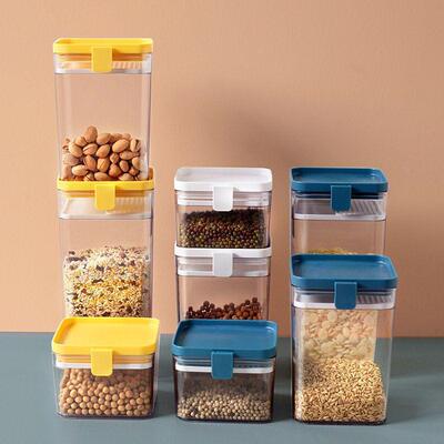 kitchen nuts dry food storage tank fridge plastic grain box