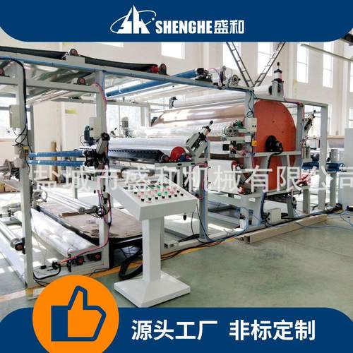 SH-2012A3型汽车内饰/鞋帽/箱包/装饰胶点转移复合机生产源头