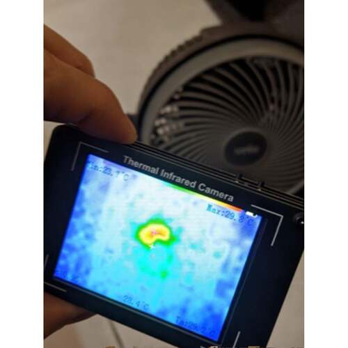MLX90640 热红外成像 热像仪 非接触温度探测 家用电器热源测温