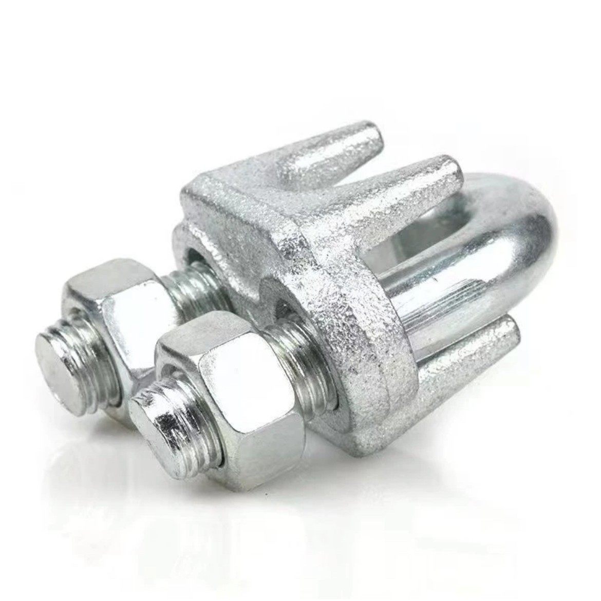 镀锌钢丝绳夹头夹头U型夹绳扣卡扣扎头锁扣紧绳器M3M4M5M6M8M10