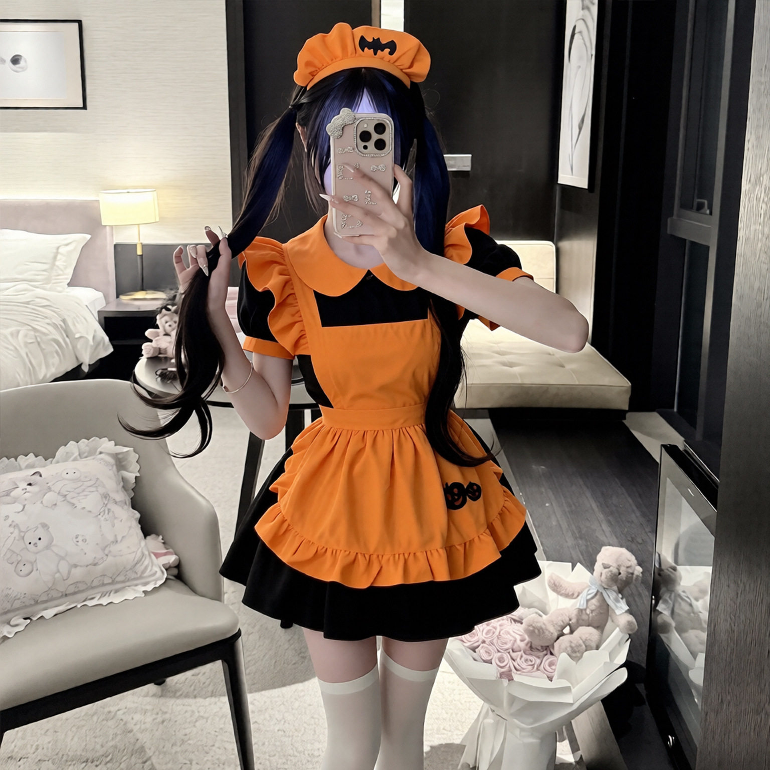 性感可爱女仆COS聚拢套装