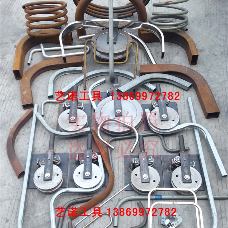 手动弯管机铁管弯管器方管折弯机圆管器折弯工具压V弯机弯曲机模