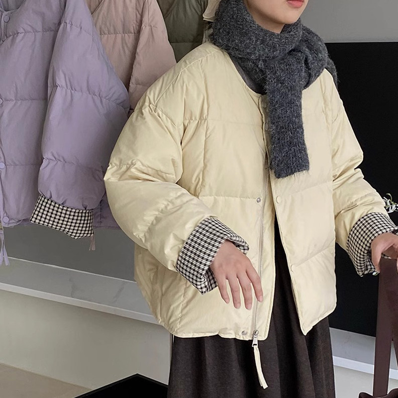 2024冬季新款羽绒服步柏丽设计感