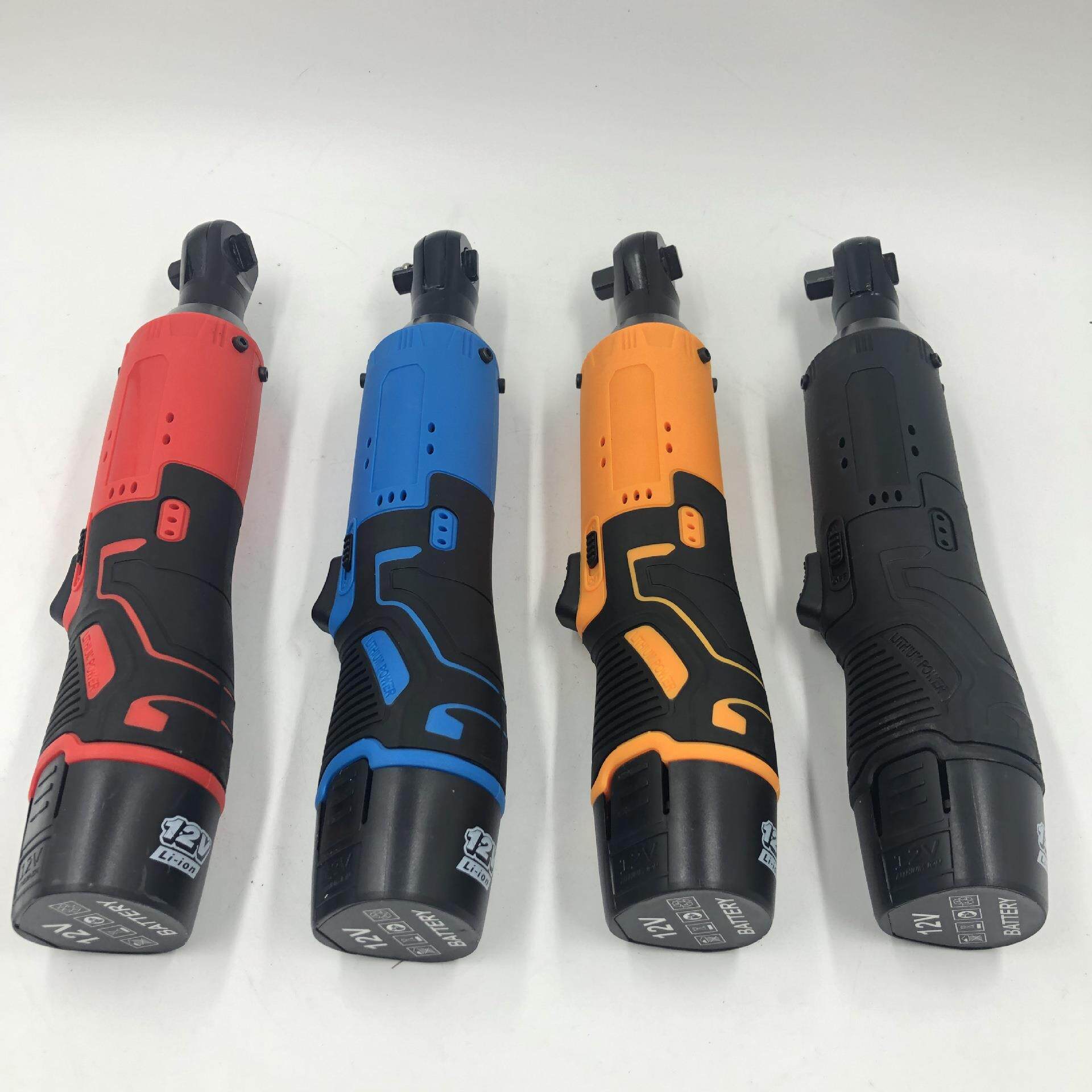 天虎90度直角角向扳手电动充电棘轮扳手12V锂电舞台桁架安装工具