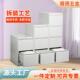 办公室挂劳柜文件柜钢制拆装 卡箱资料抽屉矮柜办公铁皮柜四斗卡箱