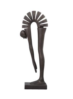 北欧简约树脂抽象弯腰人物摆件现代样板间客厅玄关柜桌面艺术品