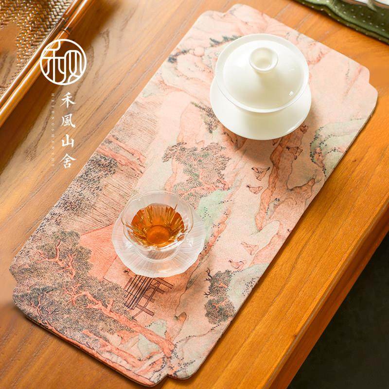 新中式桌旗禅意茶席茶垫茶桌垫布防水茶几垫桌布高档棉麻干泡茶席,居家布艺,茶席,淘宝优惠券,粉丝福利购,淘宝优惠卷