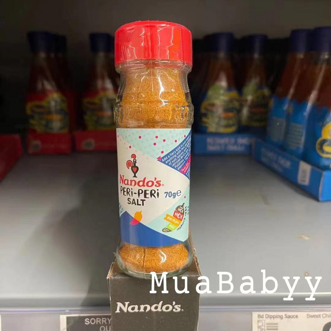 现货 英国Nando's南逗Peri Peri Salt 烧烤鸡调料辣盐70g