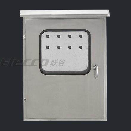 不锈钢内外门箱600*800*250mm/双层门电控箱/IP55室外防水箱