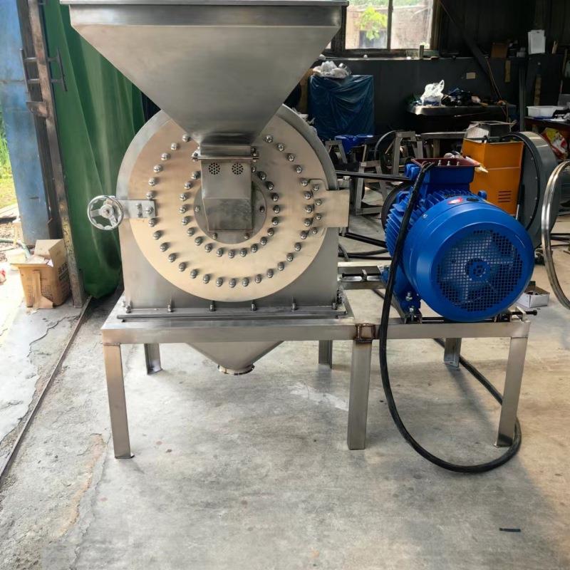 化工原料研磨机大型白糖调料不锈钢齿盘粉碎机干湿大米粉碎机