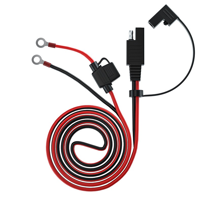 双保险SAE插头线，电瓶车，摩托车，电池，太阳能板光伏纯延长线