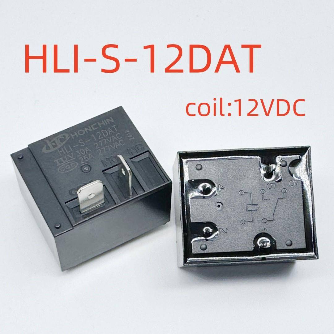 全新 4脚 两插片 30A 热水器 继电器 HLI-S-12DAT T91A-12V