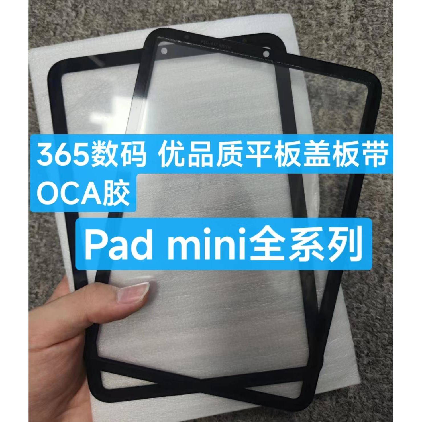 适用 IPad mini4/5/6 A1538/A2133/A2567 盖板 外玻璃带OCA胶